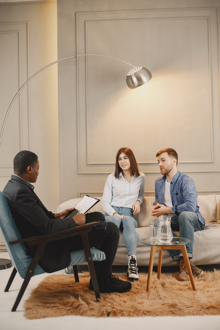 Married Couple Having a Couples Therapy